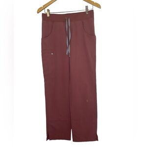 Figs Kade Cargo Scrub Pants Medical XS Dentistry Nurse Mauve